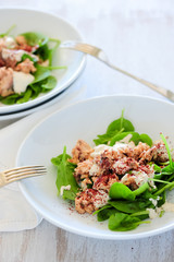 Homemade vegetarian salad, balanced meal