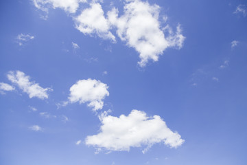 Naklejka na ściany i meble Blue sky background pattern with a beautiful white mist.