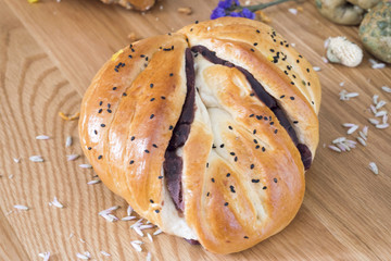 close up bread