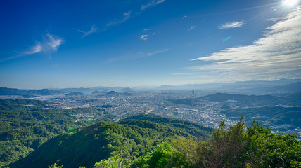 Naklejka premium 山頂