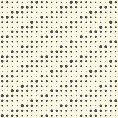 Seamless Diagonal Stripe Pattern. Vector Monochrome Background. Modern Chaotic Dots Design