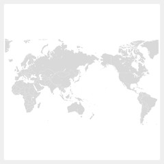 Fototapeta na wymiar 世界・世界地図・World map