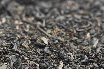 green tea leaves
