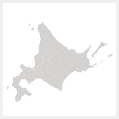 北海道の地図・Hokkaido Map