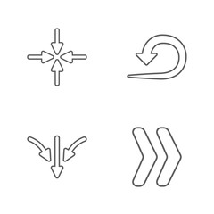 Obraz premium flat modern arrows