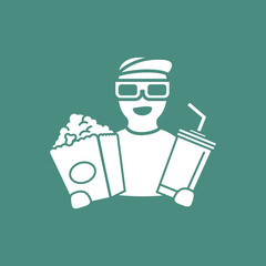 character with 3D Glasses