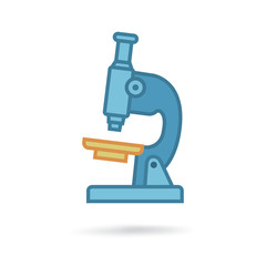 Microscope modern icon