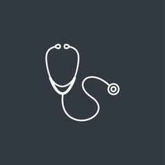 Stethoscope modern icon