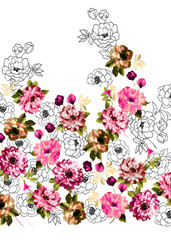 floral textile pattern