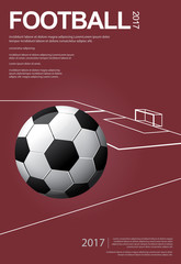 Soccer Football Poster Vestor Illustration