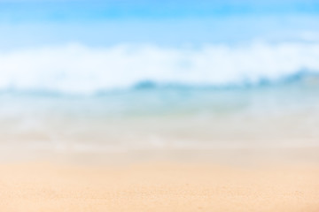 Blurred beach background. 