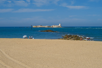 Beach of La Barrosa, Sancti Petri, Cádiz, Spain