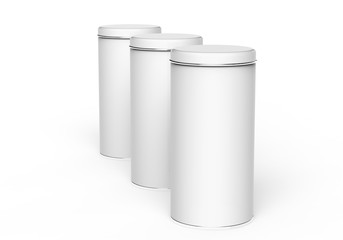 Tall metal tin mockup