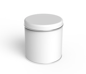 Metal tin mockup