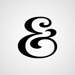 Obraz premium Creative ampersand