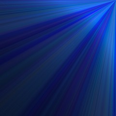 Blue ray light background - vector graphic from rays from the upper right corner