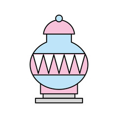 Old museum vase icon vector illustration design
