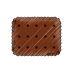 Sweet cookie dessert