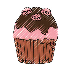 Cupcake sweet dessert