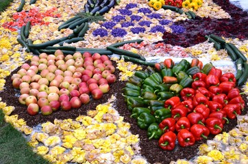 Hôtel de Ville et Grand Place de Bruxelles : Flowertime (Belgique)