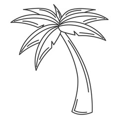 tree palms isolated icon vector illustration design