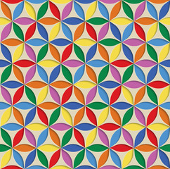 3d Seamless Abstract Geometric Pattern