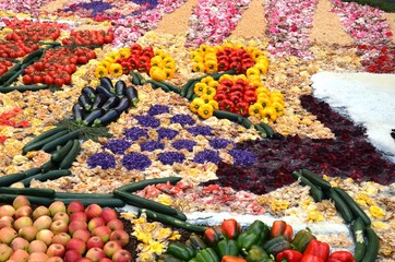 Hôtel de Ville et Grand Place de Bruxelles : Flowertime (Belgique)
