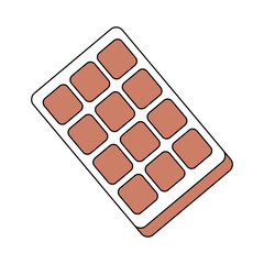 Sweet chocolate bar