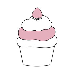 Cupcake sweet dessert