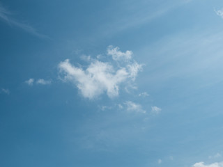 Naklejka na ściany i meble white clouds on blue sky