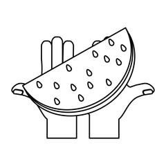 Delicious watermelon fruit