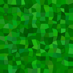 Abstract rectangle mosaic background - polygonal vector design from rectangles in green tones with 3d effect