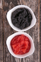 red and black caviar