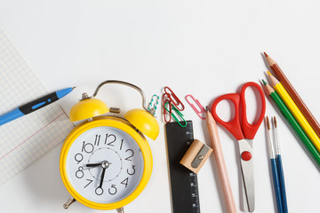 Chancery for school on a white background