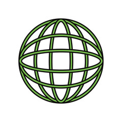Global sphere symbol
