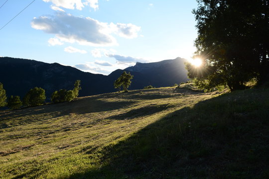 sunset in chatillon - promiod - italy