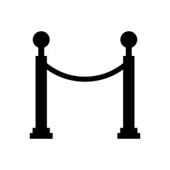 Museum tape isolated icon vector illustration design