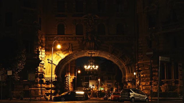 Palazzo in stile Liberty,quartiere Copped&egrave;. Rome-Italy