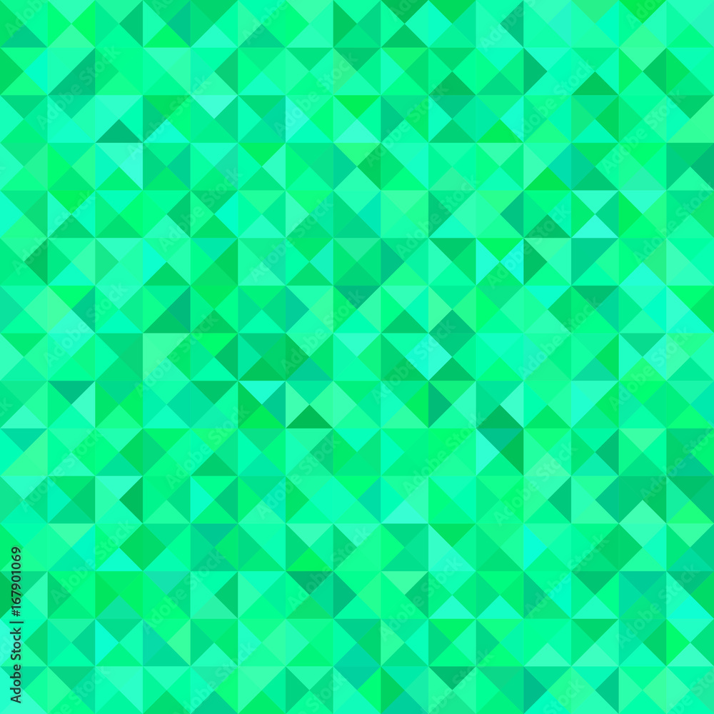 Poster Abstract triangle tile mosaic background - vector graphic