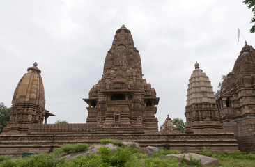 Fototapeta na wymiar Hindu erotic temple in Khajuraho, India