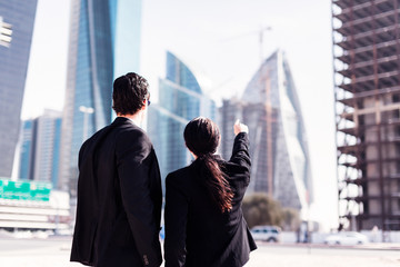Fototapeta premium Business People In Dubai