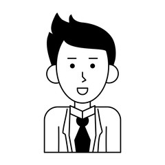 businessman cartoon icon image vector illustration design 