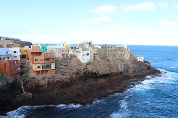Fototapeta na wymiar Caleta de Arriba in Gran Canaria