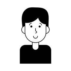 happy man cartoon icon image vector illustration design 