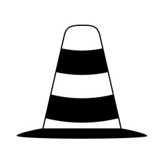 traffic cone icon image vector illustration design 