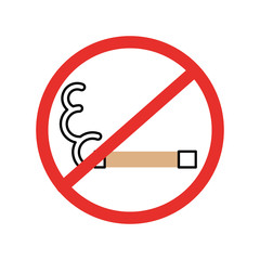 no smoking isolated icon vector illustration design