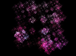 Fototapeta na wymiar Colorful visualisation of mathematical fractal texture