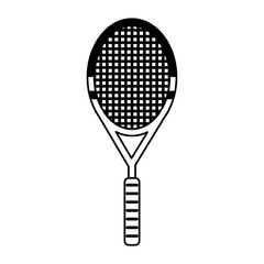 tennis racquet icon image vector illustration design 