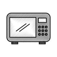 microwave oven isolated icon vector illustration design