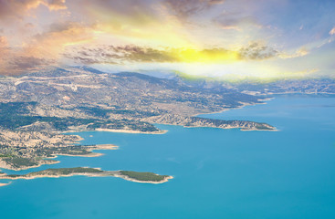 Asar kalesinden gün doğumu